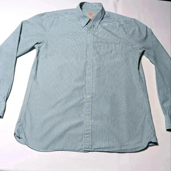 COPY - Brooks  Brothers Red Fleece long sleeve button down shirt . Men's size - Picture 2 of 6